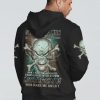 I AM A GRUMPY OLD MAN ANGRY SKULL BONES ALL OVER PRINT HOODIE