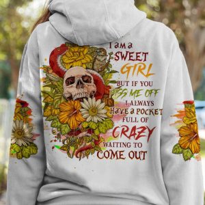 I AM A SWEET GIRL FLOWER SKULL ALL OVER PRINT HOODIE (2)