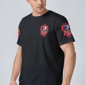  I AM AN AMERICAN FIRE SKULL FLAG ALL OVER PRINT T SHIRT (1)