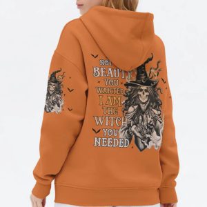  I AM NOT THE BEAUTY YOU WANTED ALL OVER PRINT HOODIE