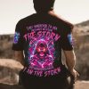 I AM THE STORM FIRE EYES PINK REAPER ALL OVER PRINT T SHIRT