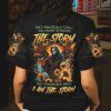 I AM THE STORM REAPER SUNFLOWERS WINGS ALL OVER T SHIRT