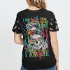 I AM WHO I AM NOT WHO YOU THINK ALL OVER PRINT T SHIRT