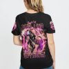 I AM WHO I AM PINK REAPER ALL OVER PRINT T SHIRT