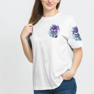 I AM WHO I AM ROSE SKULL ALL OVER PRINT T SHIRT (1)