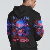 I AM WHO I AM SKULL ALL OVER PRINT HOODIE