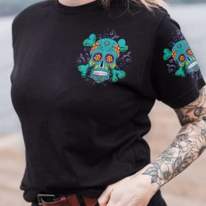 I AM WHO I AM SKULL ALL OVER PRINT T SHIRT (1)