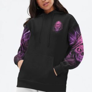 I AM WHO I AM SKULL REAPER ALL OVER PRINT HOODIE (1)