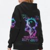 I AM WHO I AM SMOKE SKULL ALL OVER PRINT HOODIE