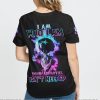 I AM WHO I AM SMOKE SKULL ALL OVER PRINT T SHIRT