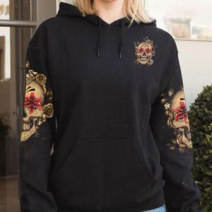 I AM WHO I AM SUGAR SKULL ALL OVER PRINT HOODIE (1)