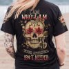 I AM WHO I AM SUGAR SKULL ALL OVER PRINT T SHIRT