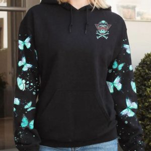 I AM WHO I AM TRIANGLE SKULL BONES ALL OVER PRINT HOODIE (1)