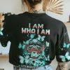 I AM WHO I AM TRIANGLE SKULL BONES ALL OVER PRINT T SHIRT