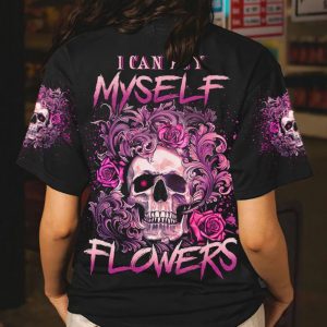  I CAN BUY MYSELF FLOWERS ALL OVER PRINT T SHIRT