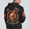 I CAN DO IT AGAIN FIRE SKULL ALL OVER PRINT HOODIE