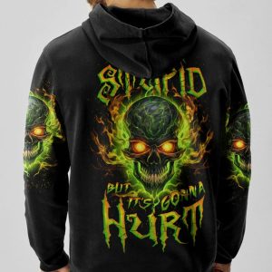  I CAN FIX STUPID BUT IT'S GONNA HURT ALL OVER PRINT HOODIE (2)