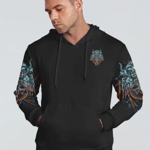 I CAN FIX STUPID FLAMING SKULL ALL OVER PRINT HOODIE (3)