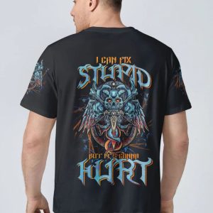 I CAN FIX STUPID FLAMING SKULL ALL OVER PRINT T SHIRT (2)