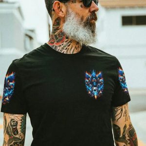  I CAN'T GO TO HELL REAPER SKULL WINGS ALL OVER PRINT T SHIRT (1)