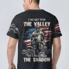 I DO NOT FEAR THE VALLEY SKULL VETERAN ALL OVER PRINT T SHIRT