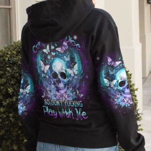  I DON'T COME WITH DICE ALL OVER PRINT HOODIE