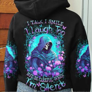  I TALK I SMILE I LAUGH REAPER ALL OVER PRINT HOODIE