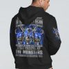 I WAS TERRIFIED OF THE DARK MONSTER SKULL ALL OVER PRINT HOODIE
