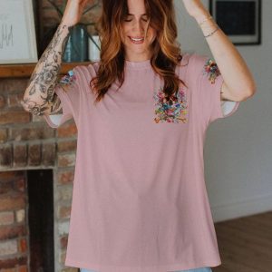  I'M A B DON'T TRY ME ROSE SKULL BONES ALL OVER PRINT T SHIRT (1)