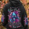 I'M A GOOD PERSON SKULL LADY ALL OVER PRINT HOODIE