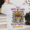 I'M A HAPPY GO LUCKY SUNFLOWER SKULL ALL OVER PRINT HOODIE