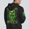 I'M A NICE PERSON FIRE METAL SKULL ALL OVER PRINT HOODIE