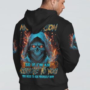  I'M A NICE PERSON REAPER ALL OVER PRINT HOODIE