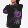 I'M ALWAYS A WITCH SKULL ALL OVER PRINT HOODIE
