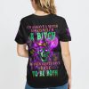 I'M ALWAYS A WITCH SKULL ALL OVER PRINT T SHIRT