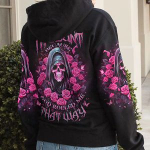 I'M BLUNT BECAUSE GOD ROLLED ME ALL OVER PRINT HOODIE