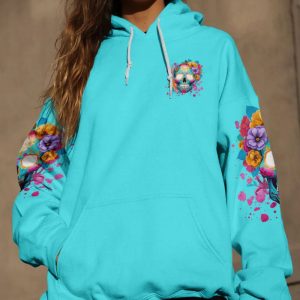 I'M BLUNT BECAUSE GOD ROLLED ME SUGAR SKULL ALL OVER PRINT HOODIE (1)