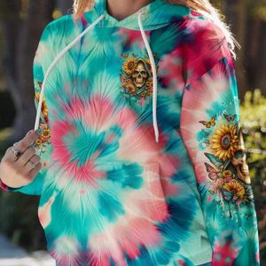 I'M BLUNT BECAUSE GOD ROLLED ME TIE DYE ALL OVER PRINT HOODIE (1)