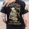 I'M MOSTLY PEACE LOVE AND LIGHT ALL OVER PRINT T SHIRT