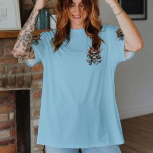  I'M NOT A PRINCESS SKULL ALL OVER PRINT T SHIRT (1)