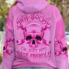 I'M NOT ANTI SOCIAL ANGRY SKULL ALL OVER PRINT HOODIE