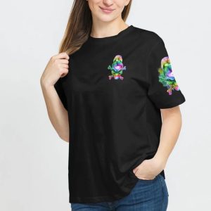  I'M NOT CRAZY I'M SPECIAL SKULL ALL OVER PRINT T SHIRT (1)