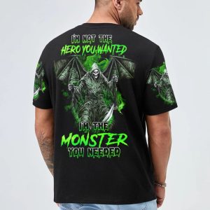 I'M NOT THE HERO YOU WANTED ALL OVER PRINT T SHIRT
