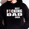 Funny Dad Hoodie Best Fcking Dad Ever   Funny Gift For Dad