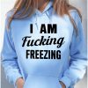 Funny Hoodie I Am Fcking Freezing Funny Gift