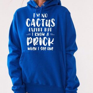 Funny Hoodie I'm No Cactus Expert But I Know A Prick Funny Gift