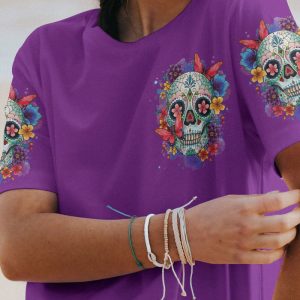 I'M JUST A SWEETHEART WITH A TEMPER ALL OVER PRINT T SHIRT (1)