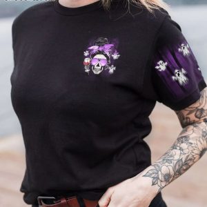 I'M JUST HERE FOR THE BOOS SKULL ALL OVER PRINT T SHIRT (1)