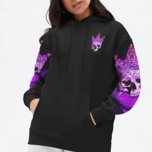  I'M NOT A PRINCESS I'M THE FCKING QUEEN ALL OVER PRINT HOODIE (3)