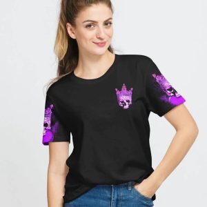  I'M NOT A PRINCESS I'M THE FCKING QUEEN ALL OVER PRINT T SHIRT (3)